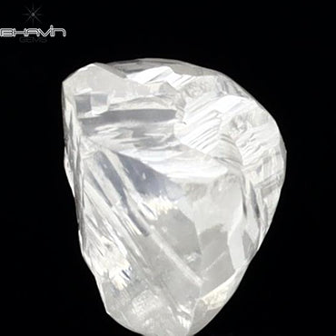 1.29 CT Rough Shape Natural Diamond White Color VS2 Clarity (6.45 MM)