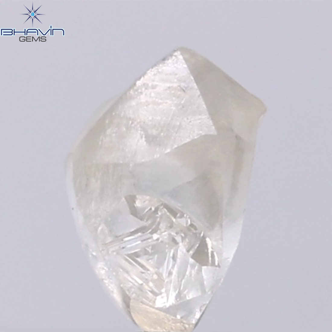 1.42 CT Natural Rough Diamond White Color Clarity VS (7.34 MM)