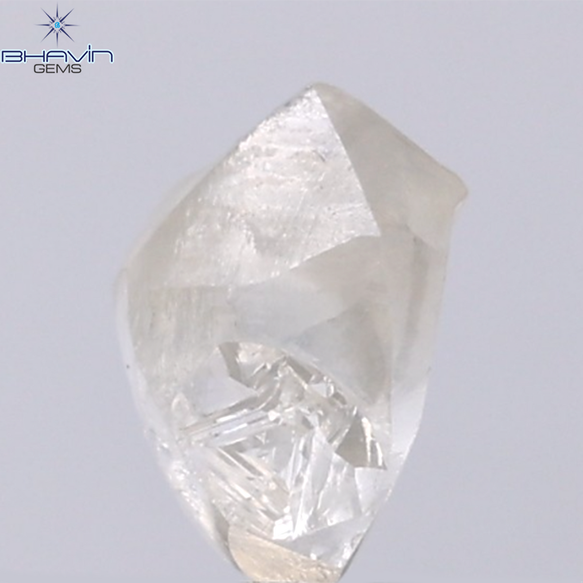 1.42 CT Natural Rough Diamond White Color Clarity VS (7.34 MM)