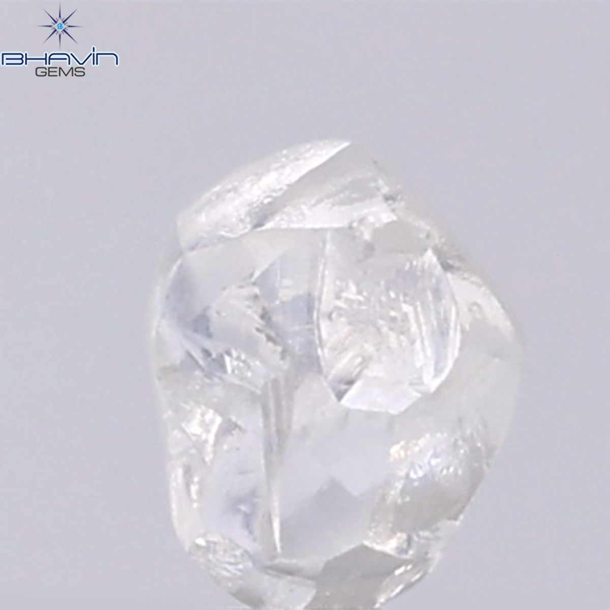 0.90 CT Natural Rough Diamond White Color Clarity VS (5.67 MM)