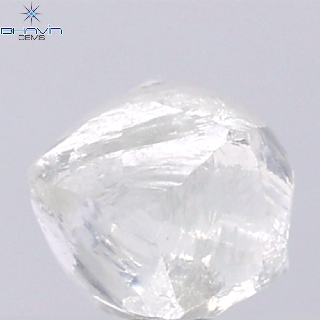 1.58 CT Natural Rough Diamond White Color Clarity VS (6.34 MM)