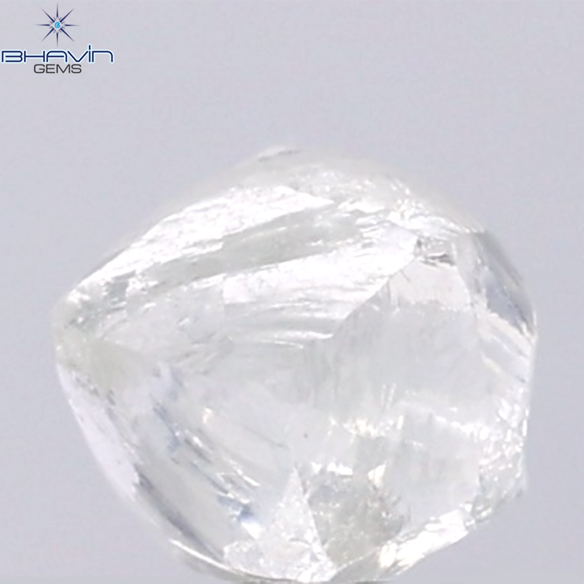 1.58 CT Natural Rough Diamond White Color Clarity VS (6.34 MM)