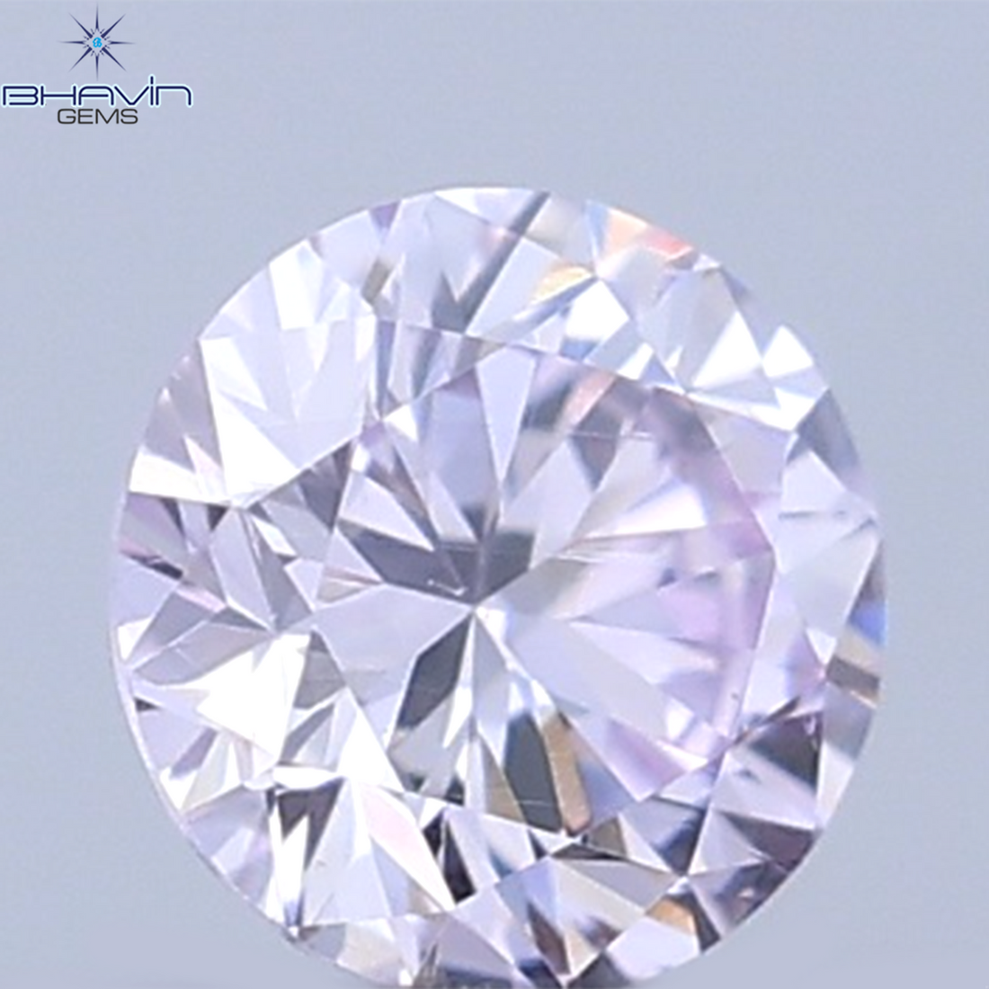 0.07 CT Natural Round Diamond Pink Color Clarity VS2 (2.6 MM)