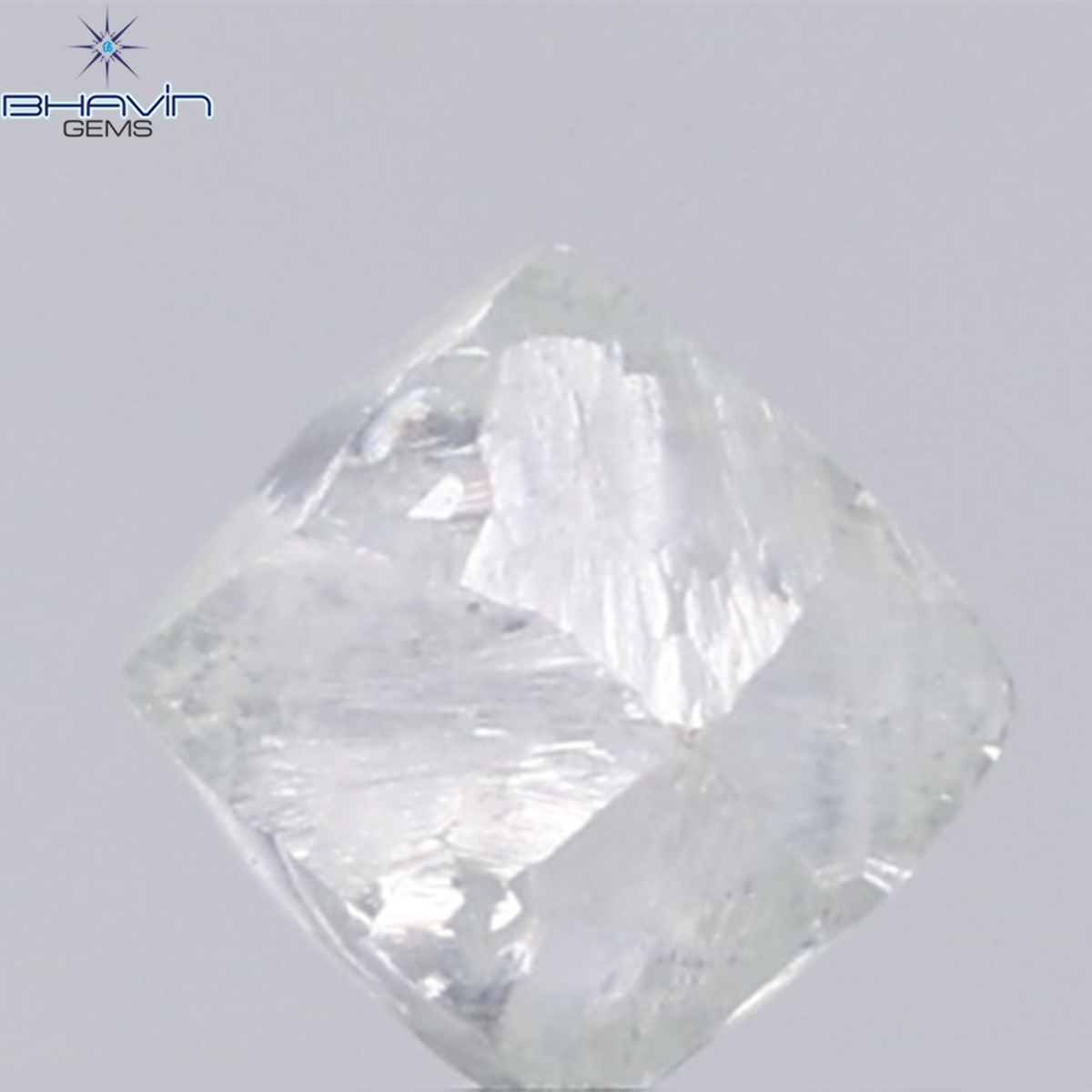 1.53 CT Natural Rough Diamond White Color Clarity VS (6.65 MM)