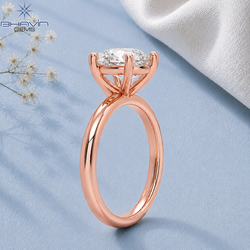 Pear Shaped Diamond Classic Solitaire Engagement Ring