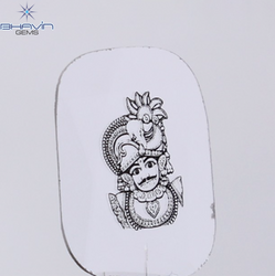 1.33 CT Lab Grown Slice (God) Diamond White Color Clarity VS (16.35 MM)