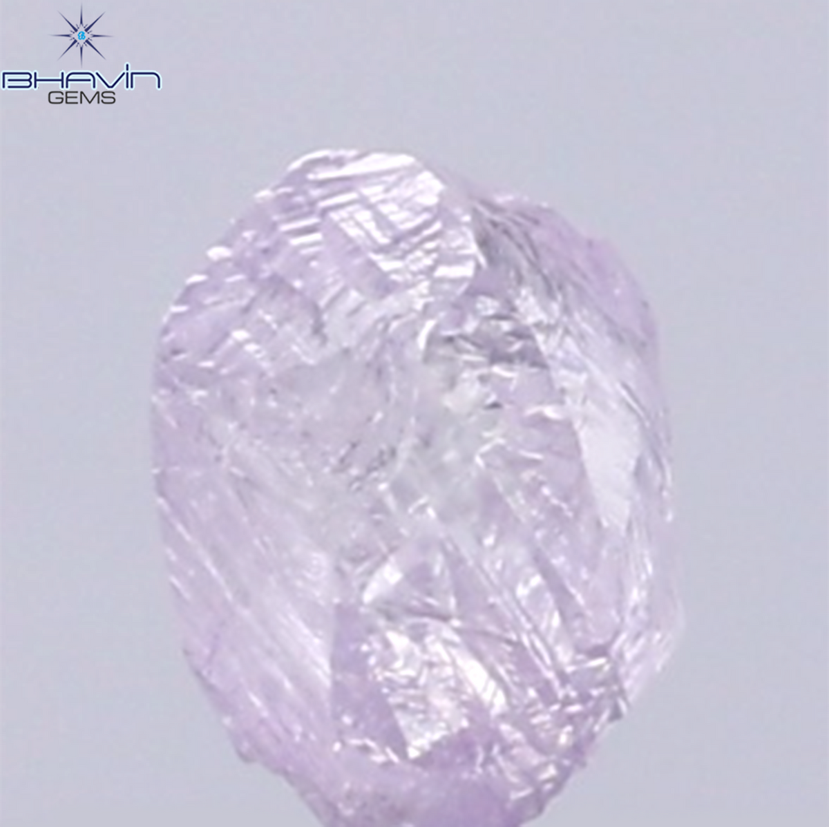 0.28 CT Natural Rough Diamond Pink Color Clarity VS (4.00 MM)