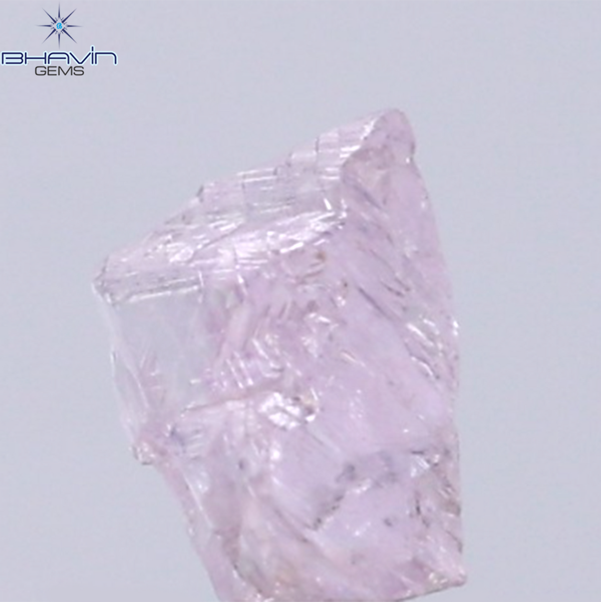 0.43 CT Natural Rough Diamond Pink Color Clarity I1 (4.76 MM)
