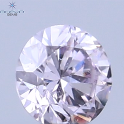 0.03 CT Natural Round Diamond Pink Color Clarity VS2 (1.90 MM)