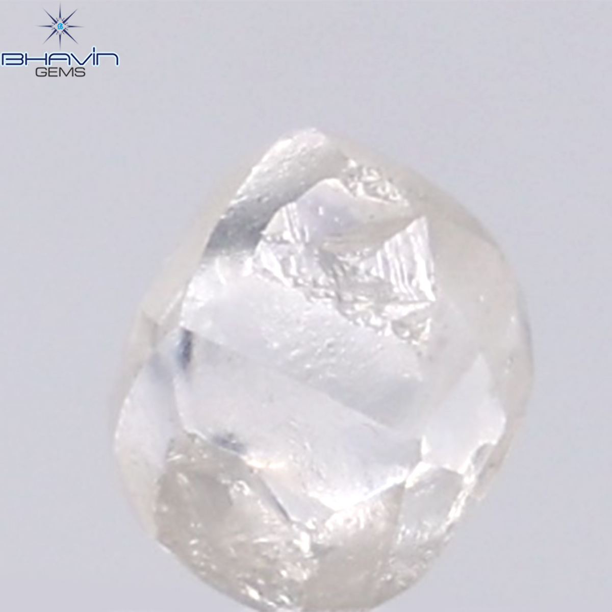 1.27 CT Natural Rough Diamond White Color Clarity VS (5.20 MM)