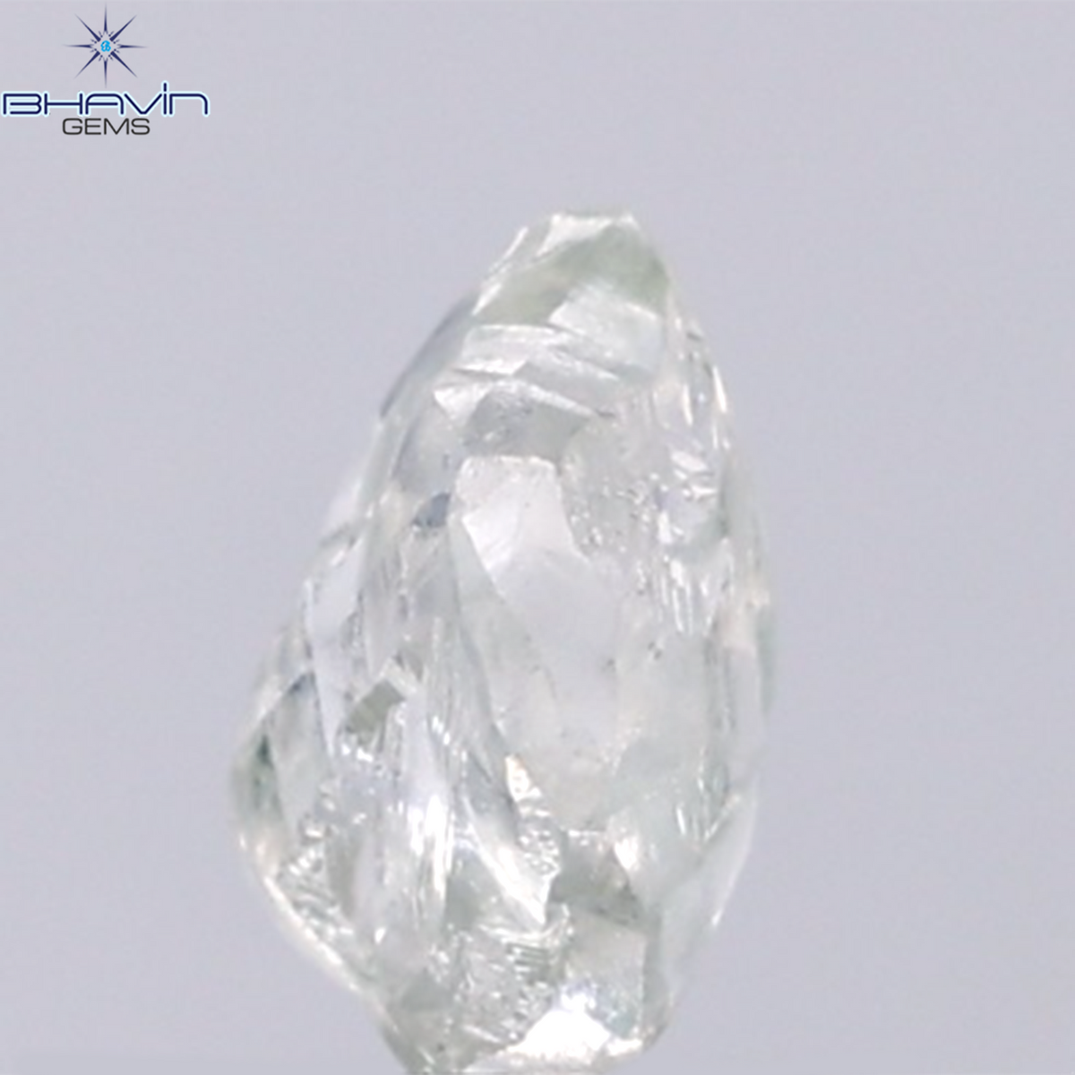 0.93 CT Natural Rough Diamond Green Color Clarity VS (6.74 MM)
