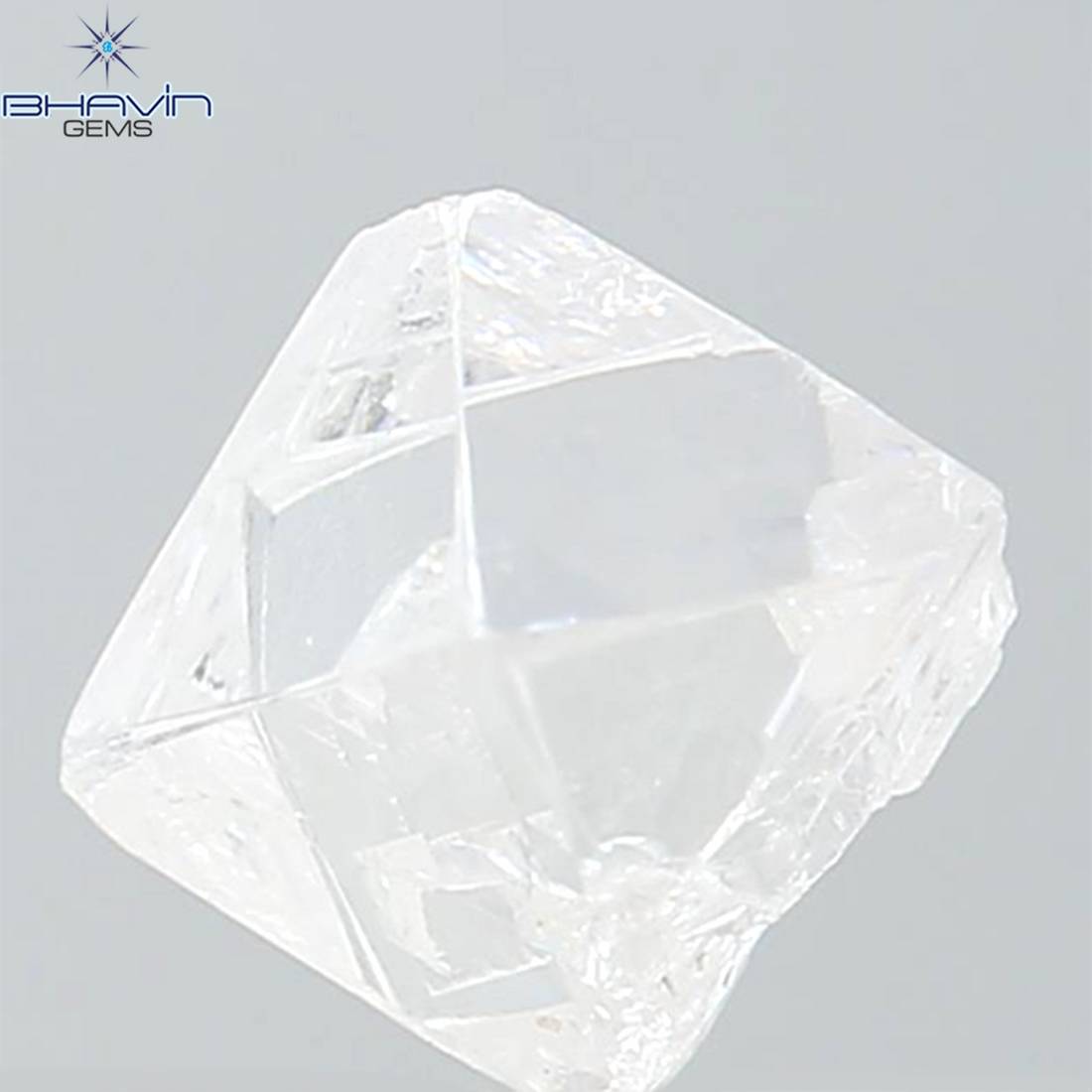 1.22 CT Natural Rough Diamond Pink Color Clarity VS (6.12 MM)