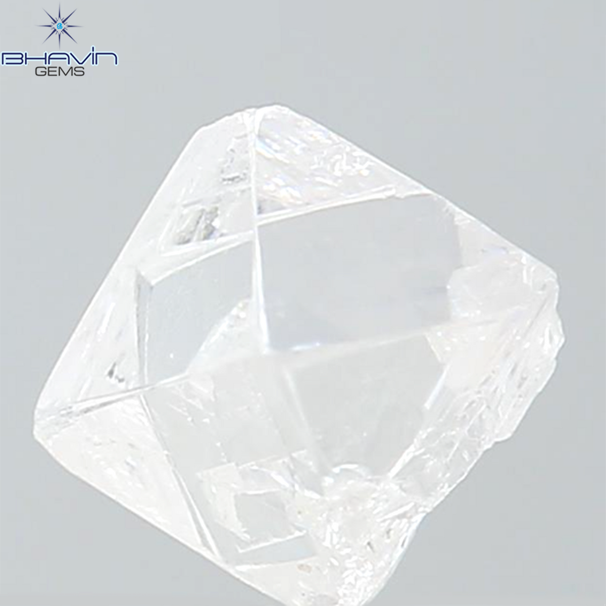 1.22 CT Natural Rough Diamond Pink Color Clarity VS (6.12 MM)