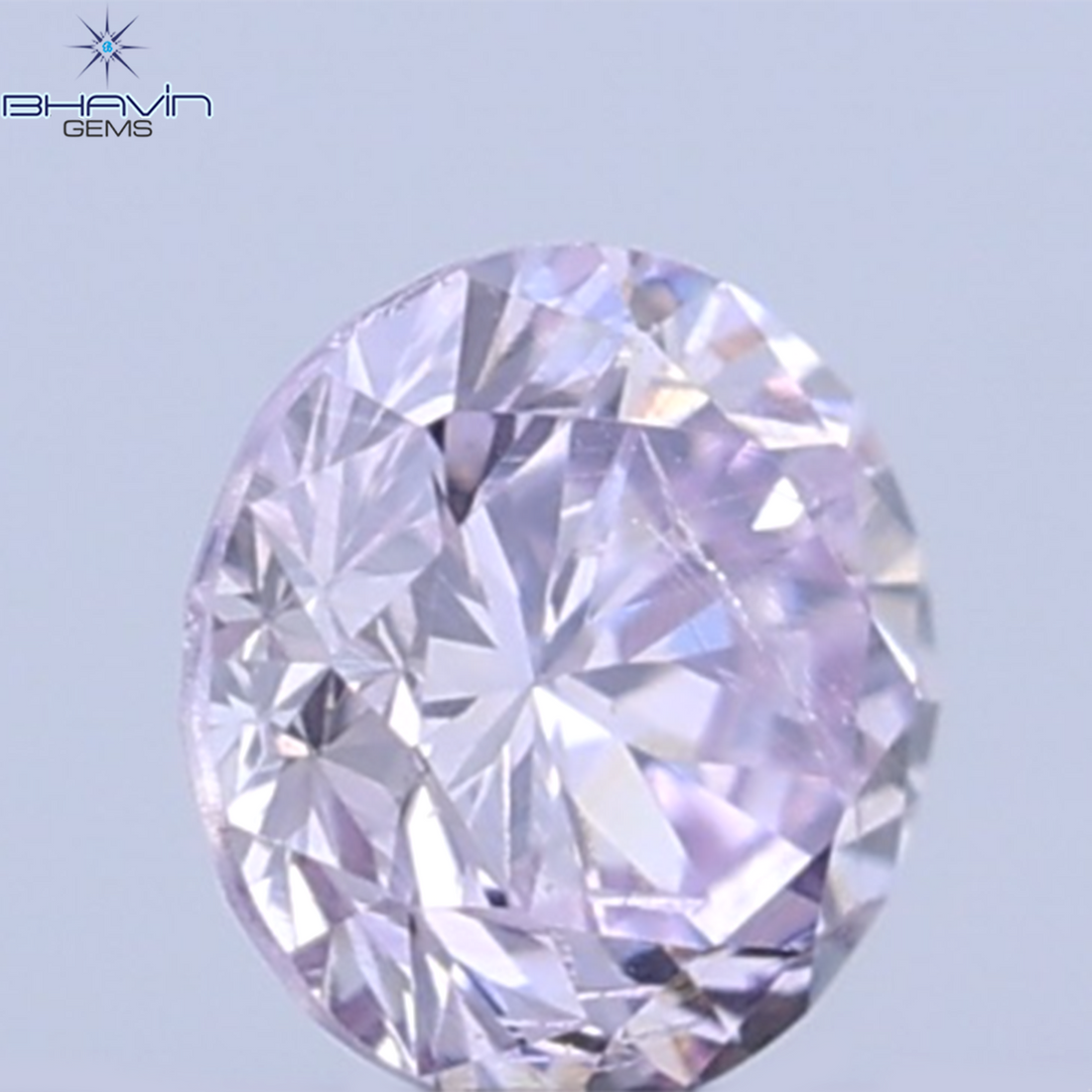 0.07 CT Natural Round Diamond Pink Color Clarity SI2 (2.6 MM)