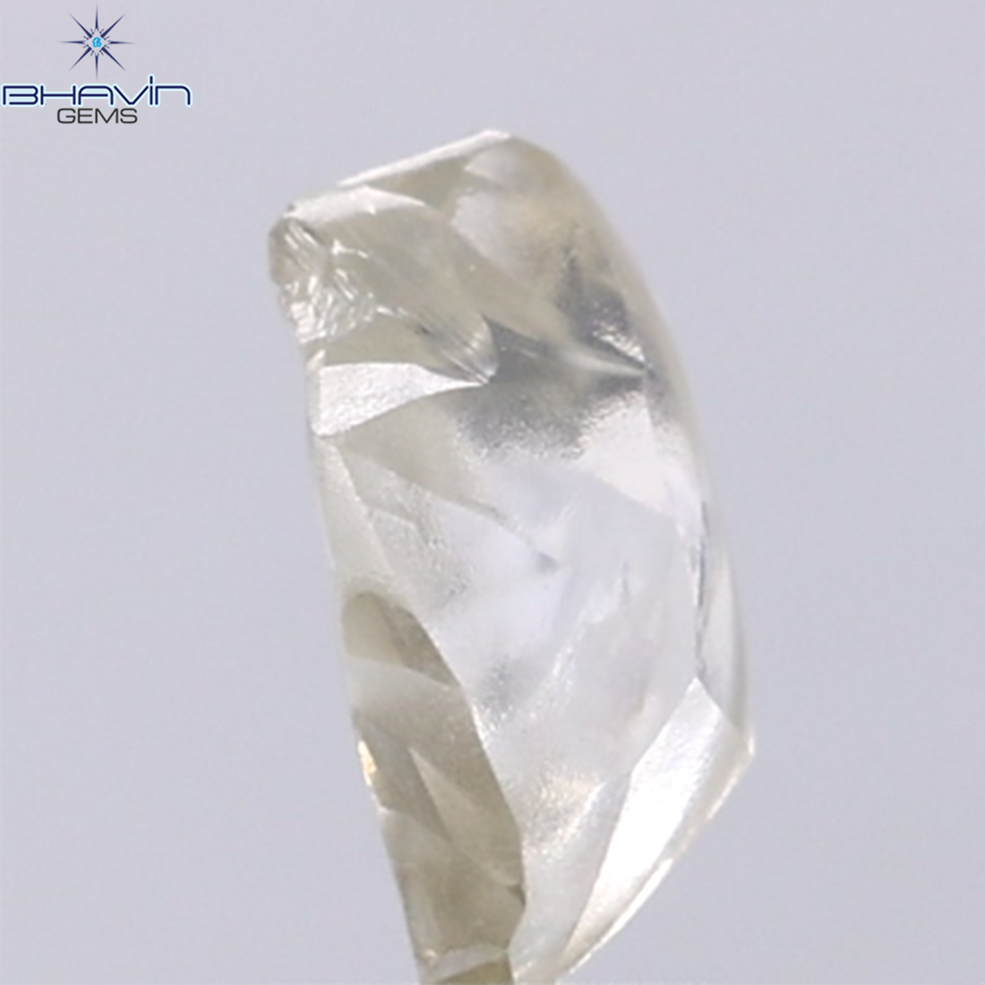 1.29 CT Natural Rough Diamond Yellow Color Clarity VS (8.81 MM)