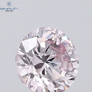 0.05 CT Round Natural Diamond Pink (Argyle) Color VS-SI Clarity