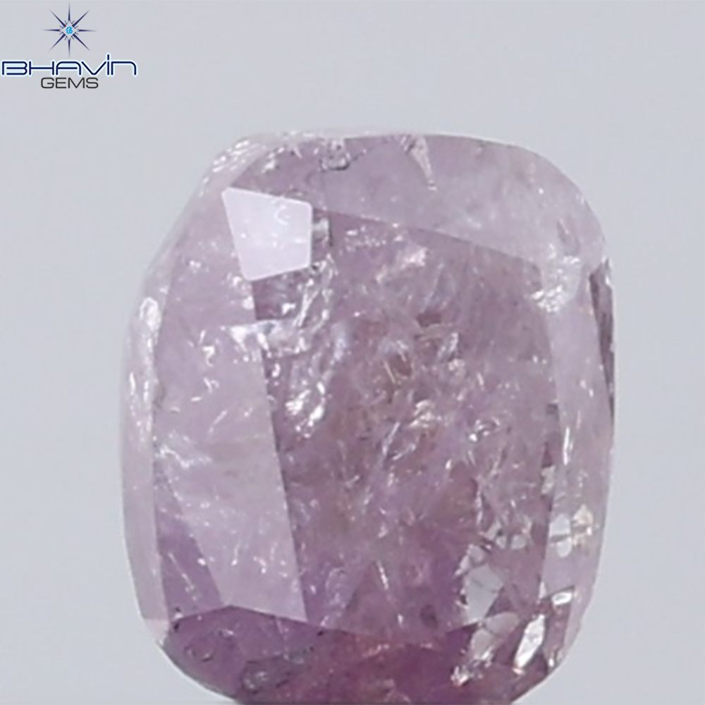 0.25 CT Cushion Diamond Natural Pink Color I3 Clarity (4.14 MM)