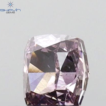 0.19 CT Cushion Shape Natural Diamond Pink Color VS2 Clarity (3.23 MM)