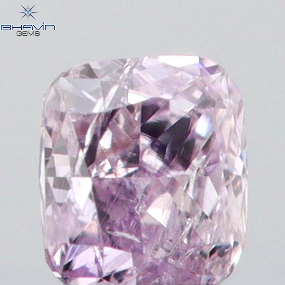 0.06 CT Cushion Shape Natural Diamond Pink Color SI2 Clarity (2.30 MM)