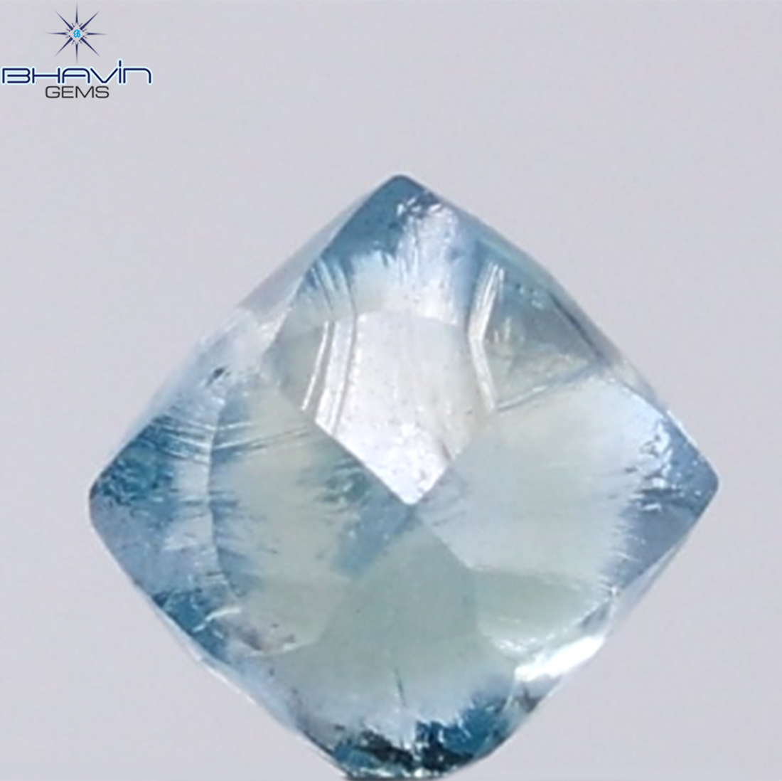 0.49 CT ラフシェイプ ナチュラル ダイヤモンド ピンク色 I3 クラリティ (4.90 MM)