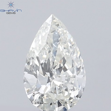 0.12 CT ペアシェイプ ナチュラル ダイヤモンド ピンク色 SI2 クラリティ (3.99 MM)