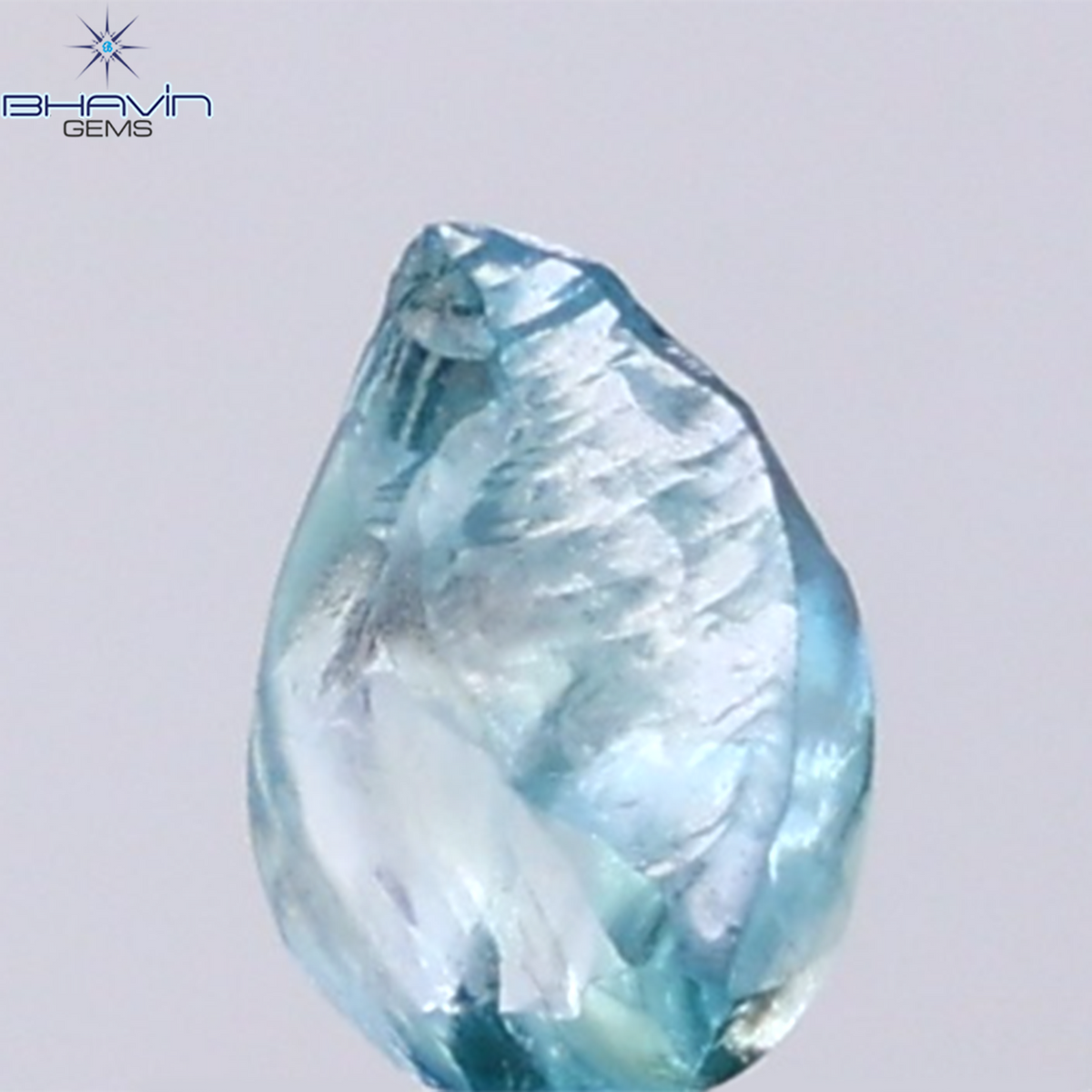 0.49 CT ラフシェイプ ナチュラル ダイヤモンド ピンク色 I3 クラリティ (4.90 MM)