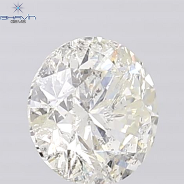 1.12 CT Rough Shape Natural Diamond White Color I1 Clarity (6.63 MM)