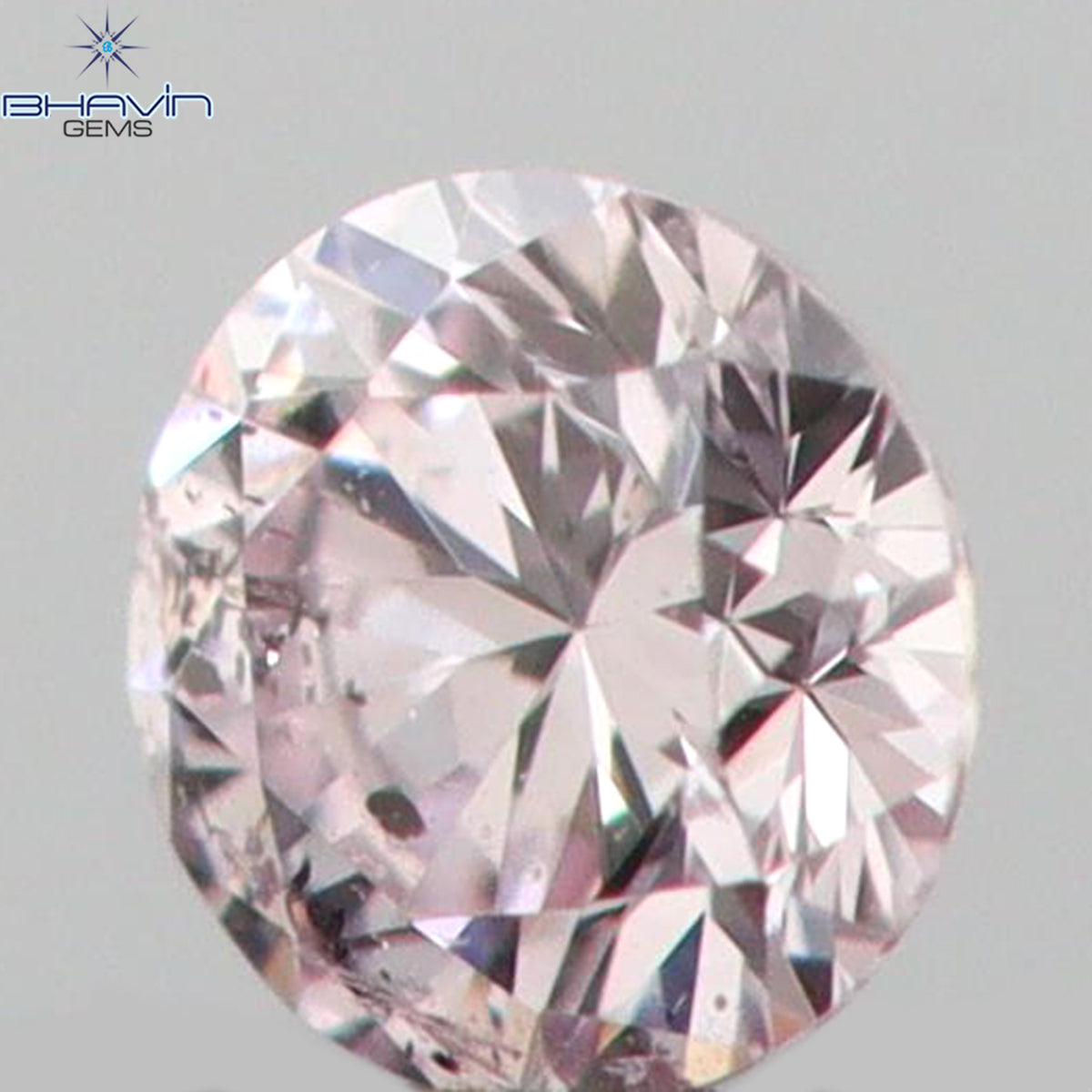 0.03 CT Natural Round Diamond Pink (Argyle) Color Clarity SI1 (1.93 MM)