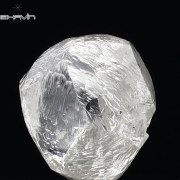 0.90 CT Rough Shape Natural Diamond White Color VS2 Clarity (5.26 MM)