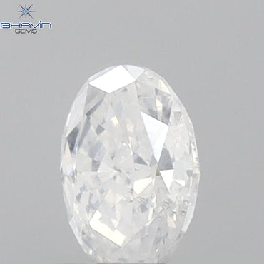 0.27 CT Oval Shape Natural Diamond White Color SI1 Clarity (4.33 MM)