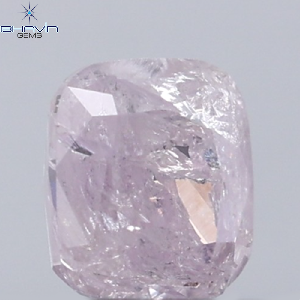 0.30 CT Radiant Diamond Natural Pink Color I3 Clarity (3.76 MM)