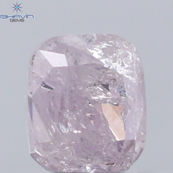 0.30 CT Radiant Diamond Natural Pink Color I3 Clarity (3.76 MM)