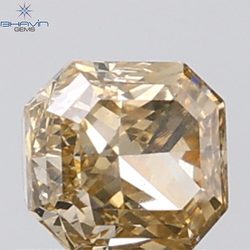 1.02 CT Radiant Natural Brown Diamond SI Clarity (5.42 MM)