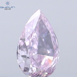 0.07 CT ペアシェイプ 天然ダイヤモンド ピンクカラー SI1 クラリティ (3.52 MM)