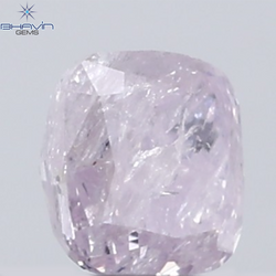0.27 CT Cushion Diamond Natural Pink Color I3 Clarity (3.51 MM)