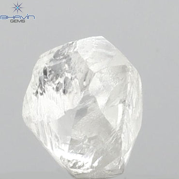 0.53 CT Rough Shape Natural Diamond White Color VS1 Clarity (4.62 MM)