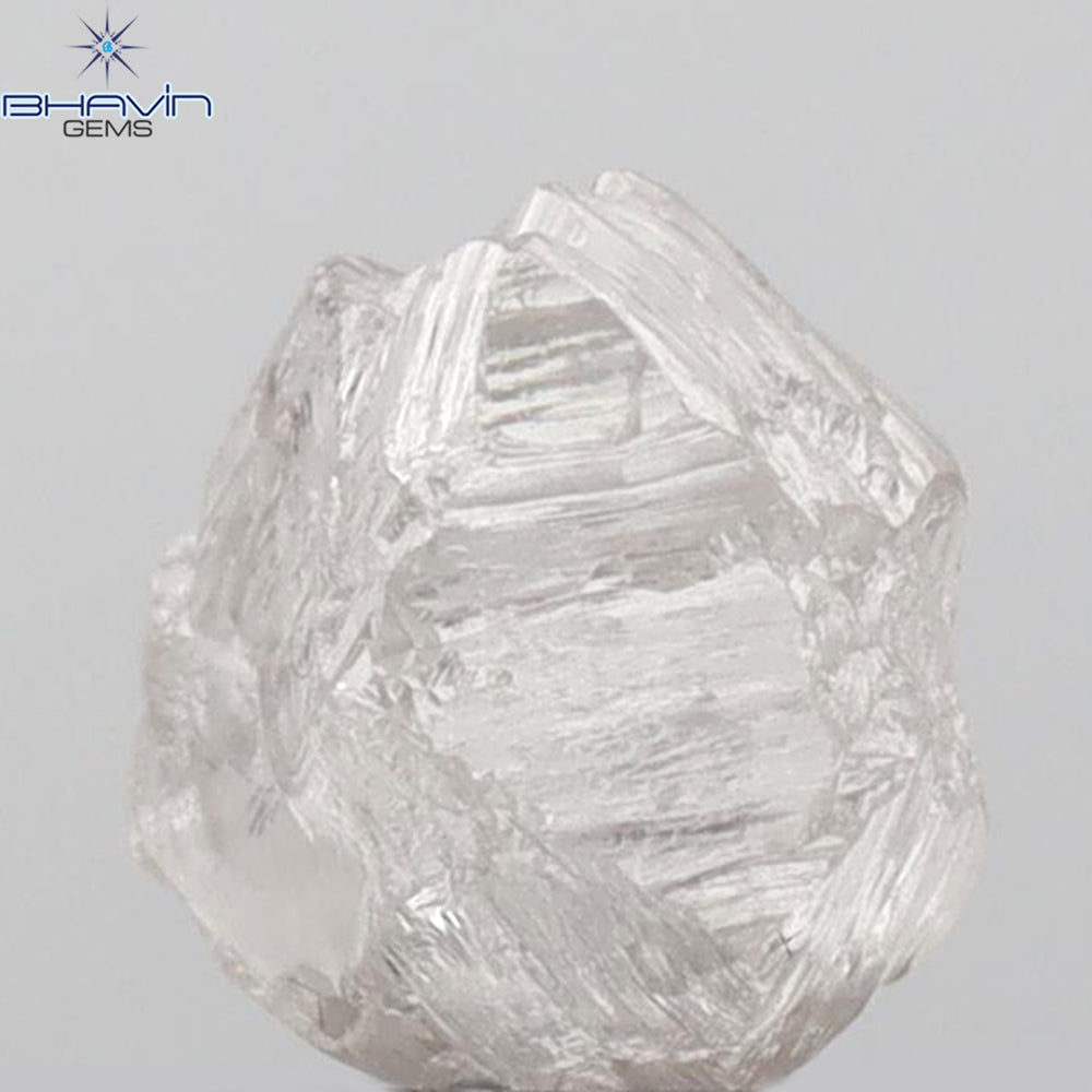 1.49 CT Rough Shape Natural Diamond Pink Color SI1 Clarity (5.83 MM)