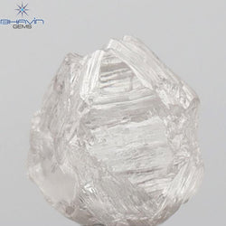 1.49 CT Rough Shape Natural Diamond Pink Color SI1 Clarity (5.83 MM)