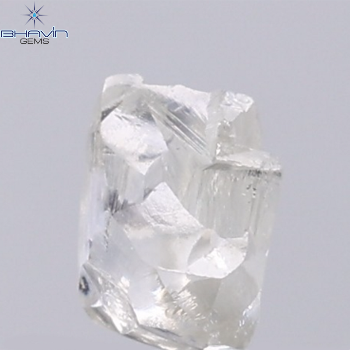 0.95 CT Natural Rough Diamond White Color Clarity VS (6.33 MM)