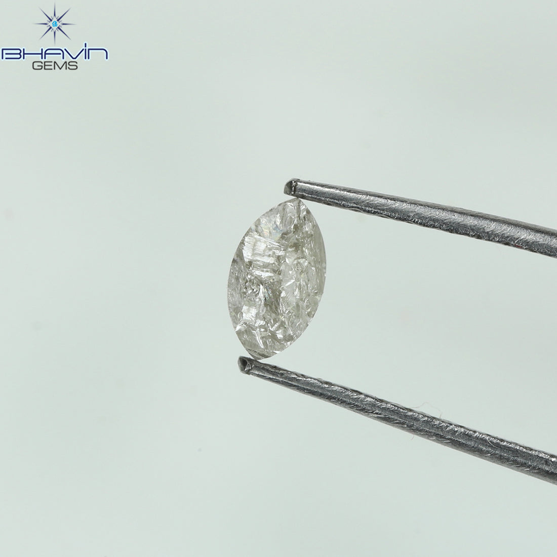 0.21 CT マーキスシェイプ 天然ルースダイヤモンド ピンクカラー I3 クラリティ (5.33 MM)