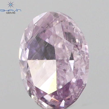 0.06 CT Oval Shape Natural Diamond Pink Color SI1 Clarity (2.73 MM)