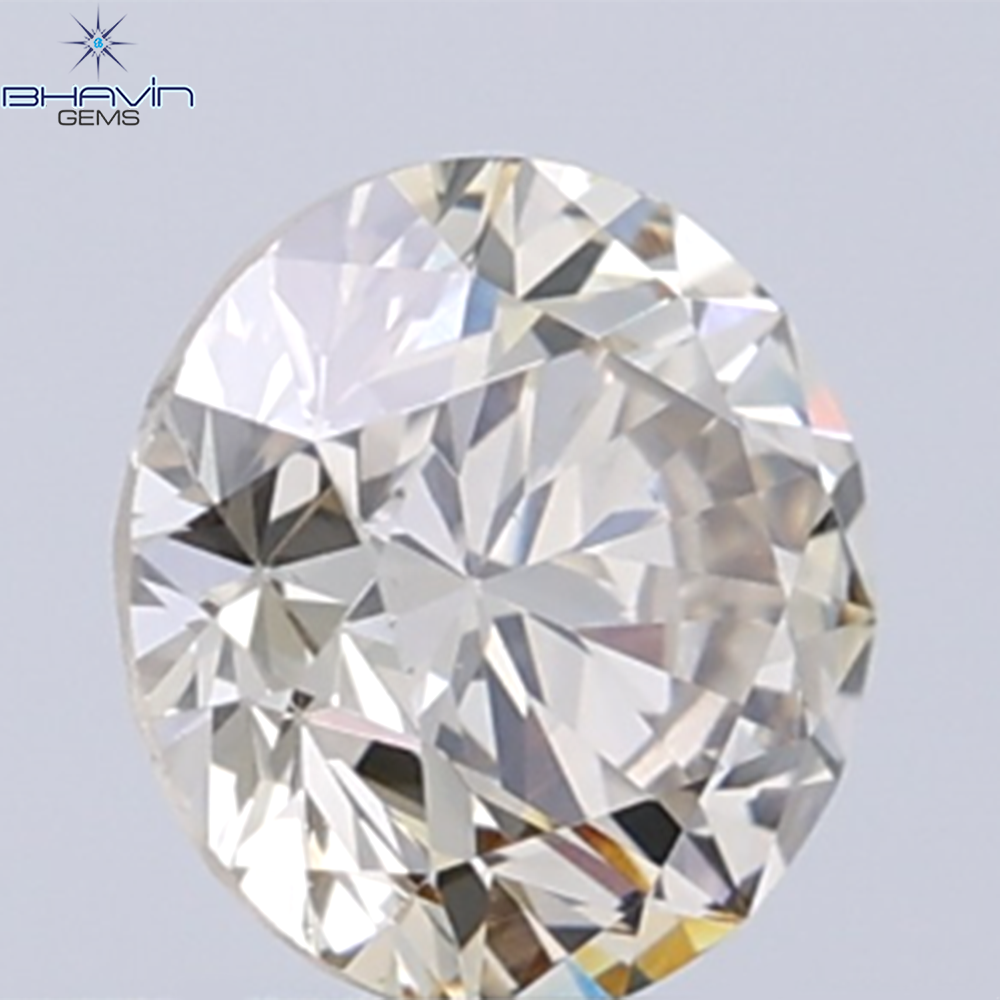 0.18 CT ラウンド ローズ カット シェイプ 天然ダイヤモンド ピンク色 I2 クラリティ (3.86 MM)