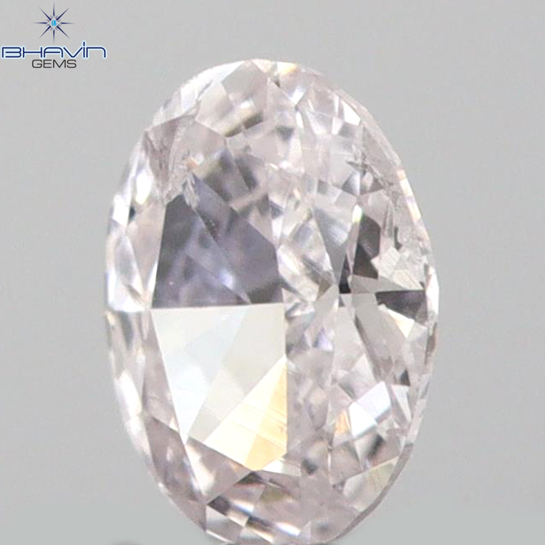 0.09 CT Natural Oval Diamond Pink Color Clarity SI2 (3.31 MM)
