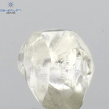 0.50 CT Rough Shape Natural Diamond White Color VS1 Clarity (4.40 MM)