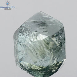 3.10 CT Natural Rough Diamond Enhanced Blue Color Clarity VS2 (8.21 MM)
