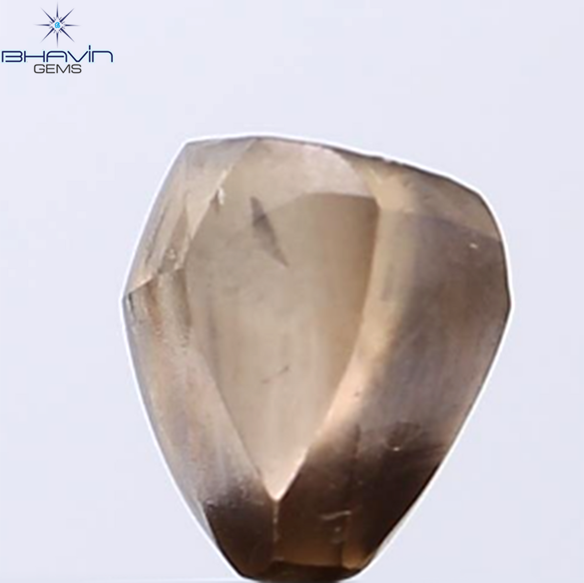 1.95 CT Natural Rough Diamond Dark Brown Color Clarity VS (6.93 MM)
