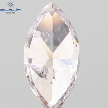 0.08 CT Marquise Shape Natural Loose Diamond Pink Color SI2 Clarity (4.40 MM)