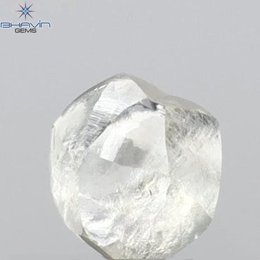 0.54 CT Rough Shape Natural Diamond White Color VS1 Clarity (4.81 MM)