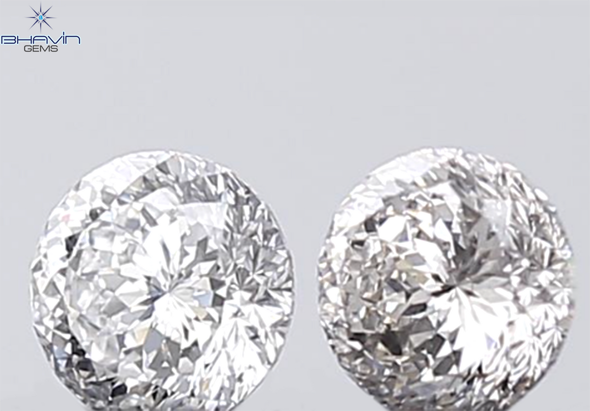 0.18 CT ラウンド ローズ カット シェイプ 天然ダイヤモンド ピンク色 I2 クラリティ (3.86 MM)