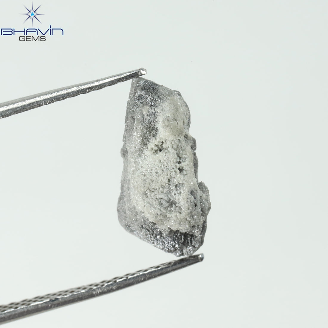 2.09 CT Natural Rough Diamond Natural Black Color Clarity I3 (13.00 MM)